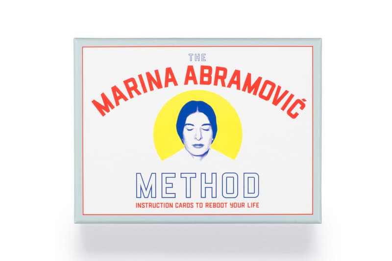 The Marina Abramović Method: Instruction Cards