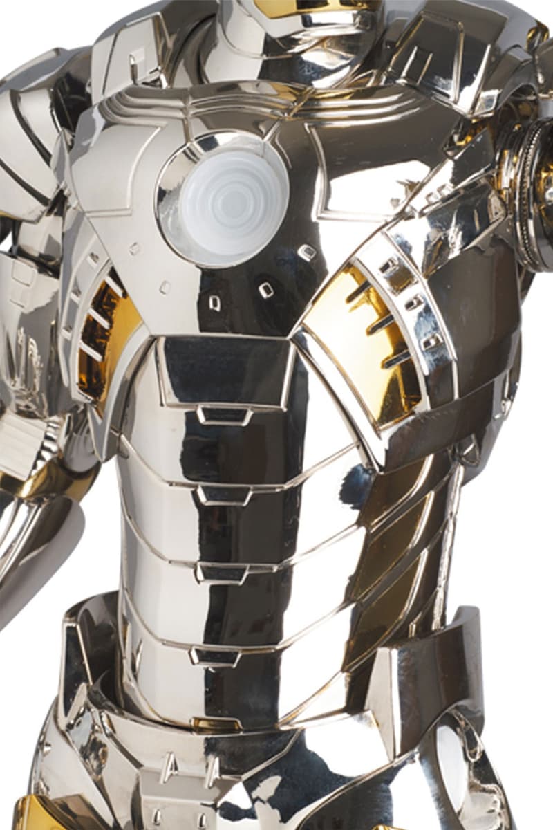 Medicom Toy and Hajime Sorayama Unveil an Iron Man Statue perfect studio metropolis variant die cast part electroplated led lights release info date price 2g tokyo