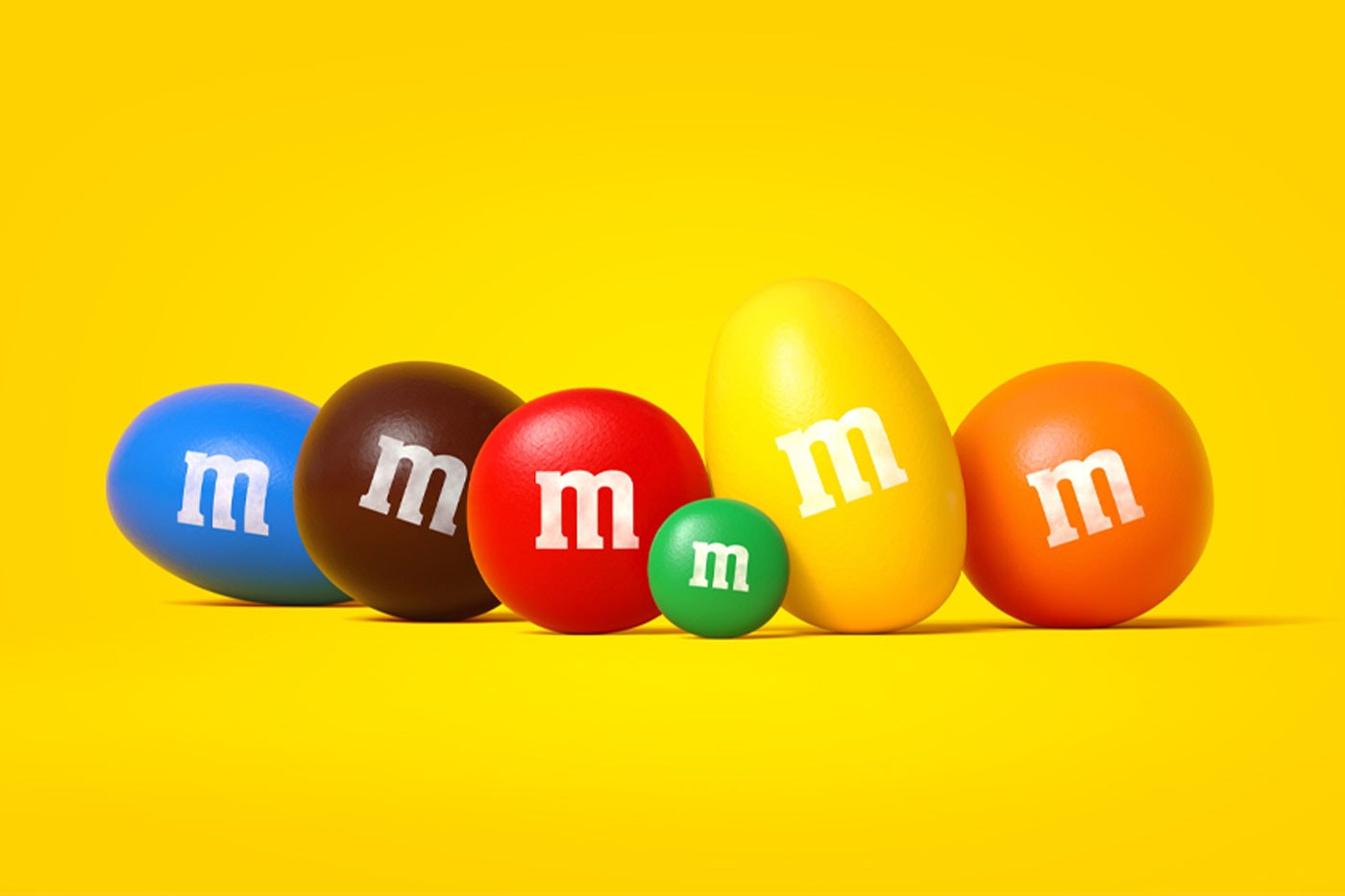 M&M Debuts New Shapes for Its Iconic Chocolate Pieces chocolate colorful candies mars treats 