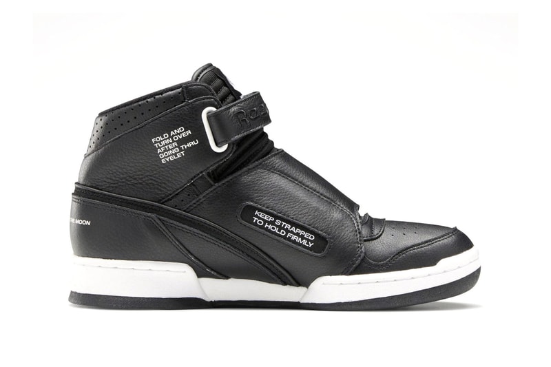 Mountain Research Reebok alien stomper 1986 film jurassic park japan KEEP STRAPPED TO HOLD FIRMLY NEVER BEEN TO THE MOON black white release info price