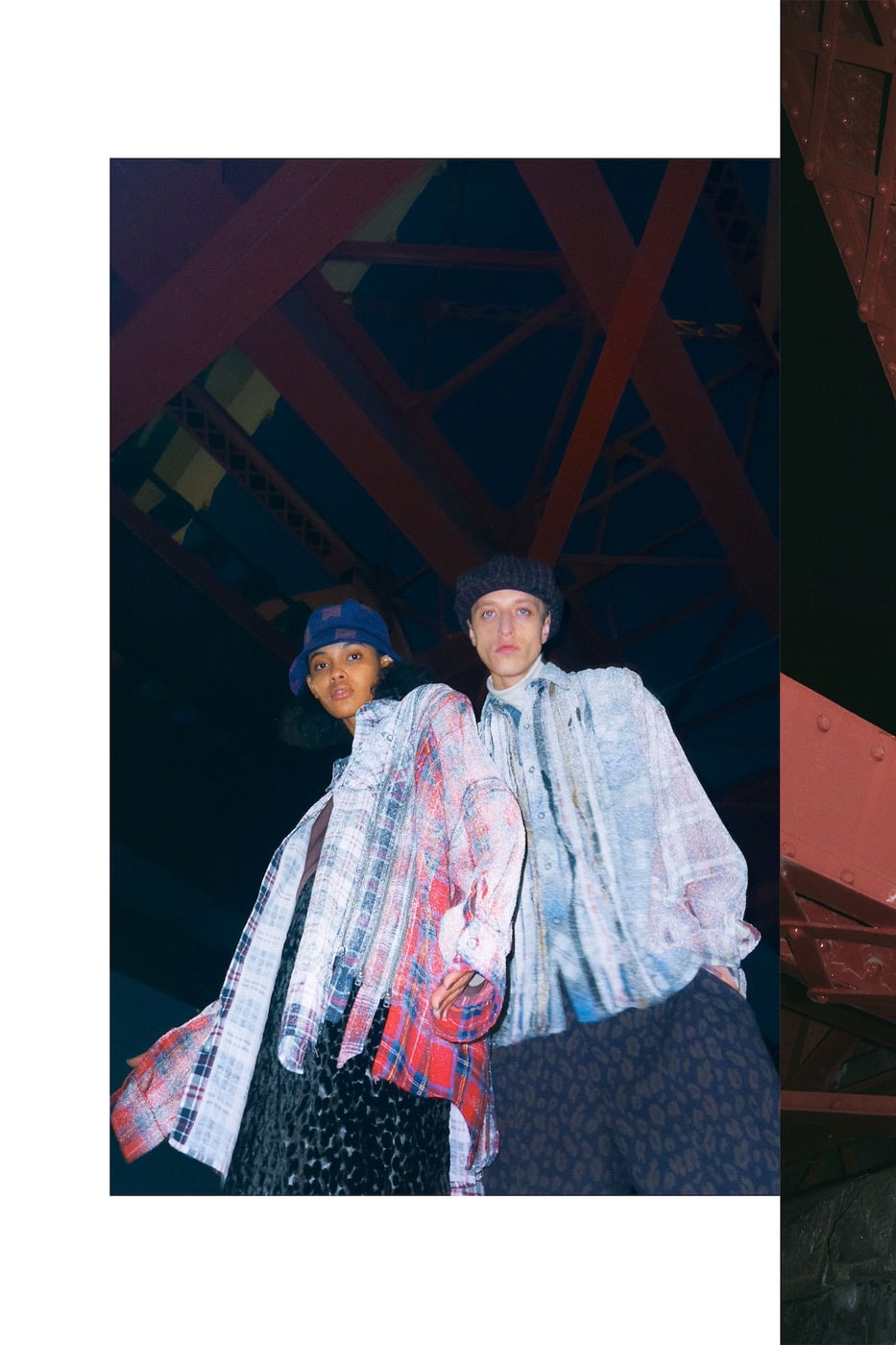 Needles fall winter 2022 lookbook jacquard checked ogee broacde print suits hats jackets tracksuits fur caps baker hats  imagesrelease info 