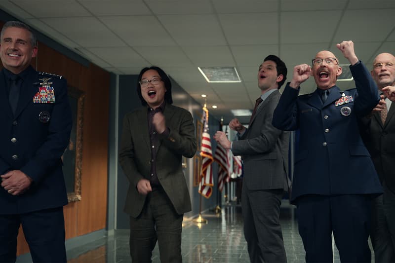 netflix streaming platform comedy series space force season two 2 release date first look images steve carrell john malkovich ben schwartz 