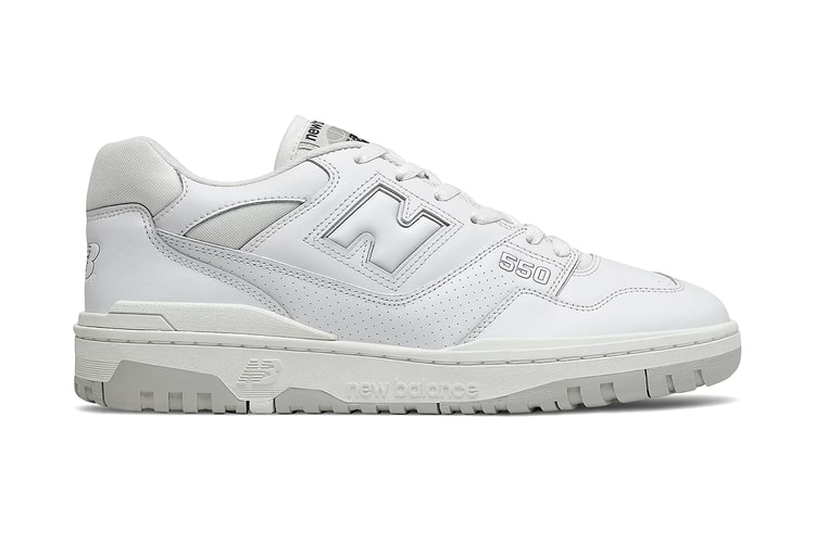 New Balance 550 Surfaces With a Timeless "White/Gray" Color Scheme