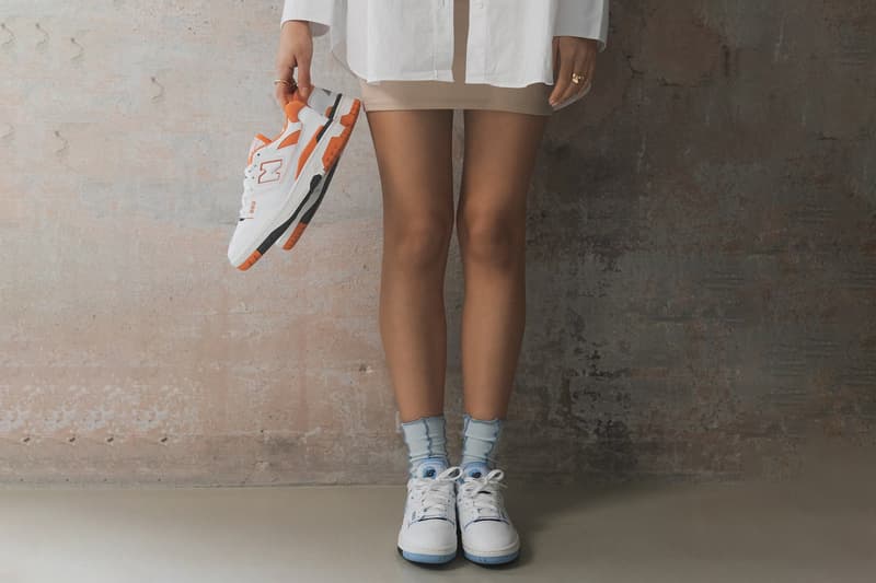 New Balance 550 "White/Varsity Orange" "White/University Blue" Release Information Drop Date Closer First Look