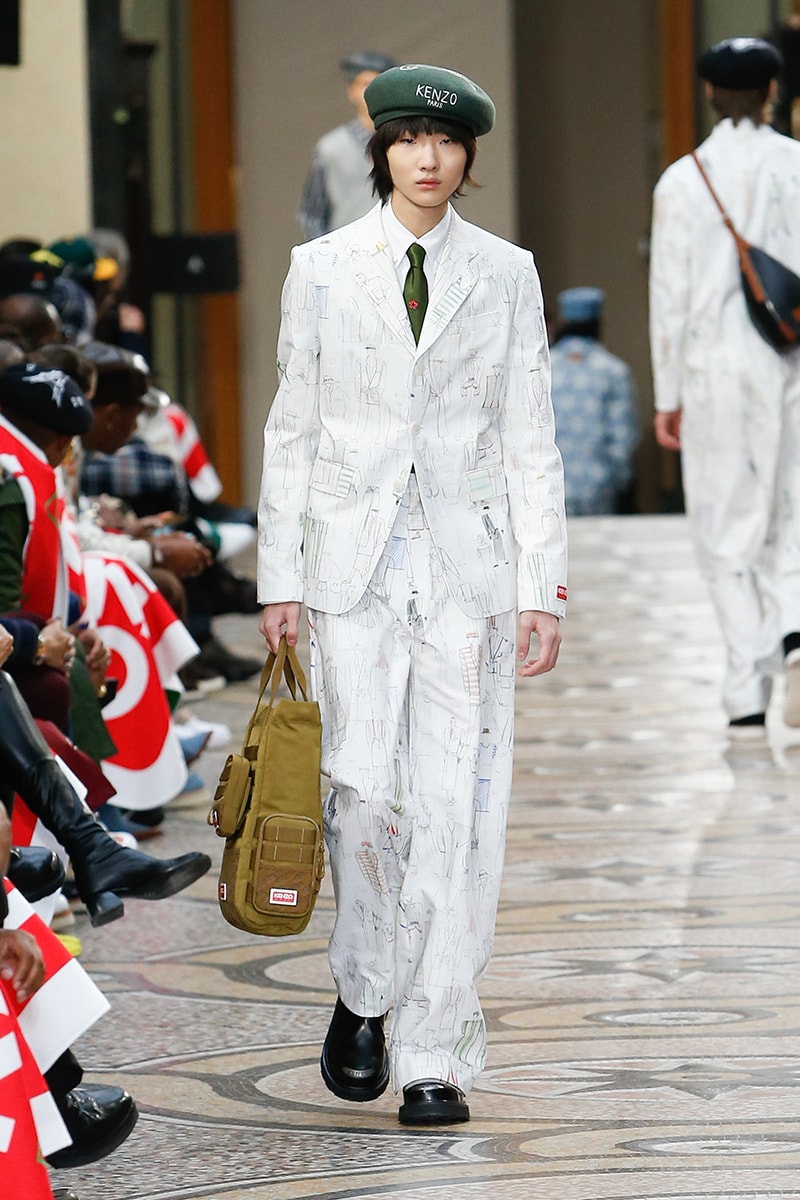 NIGO Designed KENZO FW22 Collection Runway Photos Watch Fall Winter 2022
