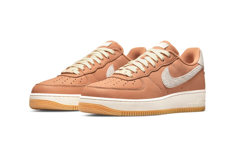 Nike Air Force 1 Craft Beige Gum white leather felt suede do6676 200 release info price  date