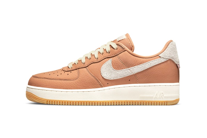 Nike Air Force 1 Craft Beige Gum white leather felt suede do6676 200 release info price  date