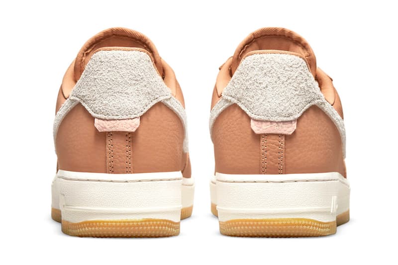 Nike Air Force 1 Craft Beige Gum white leather felt suede do6676 200 release info price  date