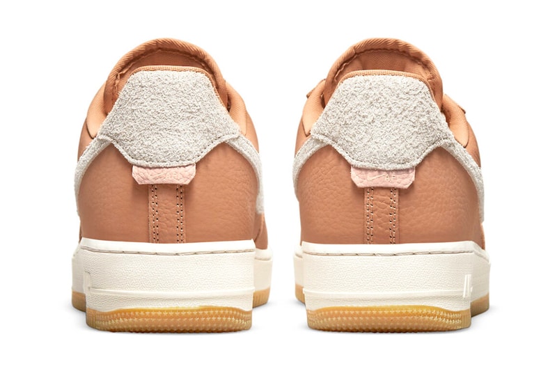 Nike Air Force 1 Craft Beige Gum white leather felt suede do6676 200 release info price  date