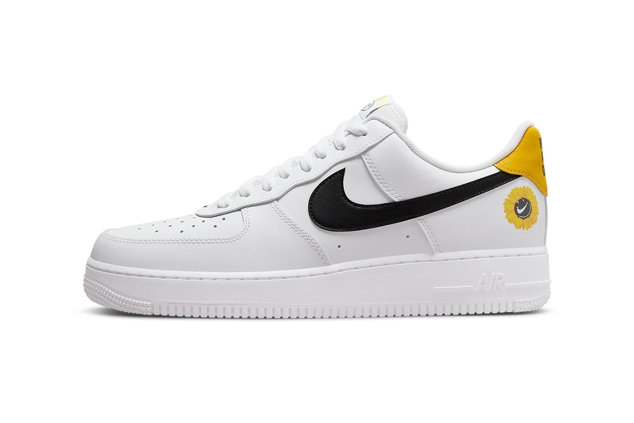 nike air force 1 low have a nike day white yellow black daisy from beaverton with love DM0118 100 release date info store list buying guide photos price 