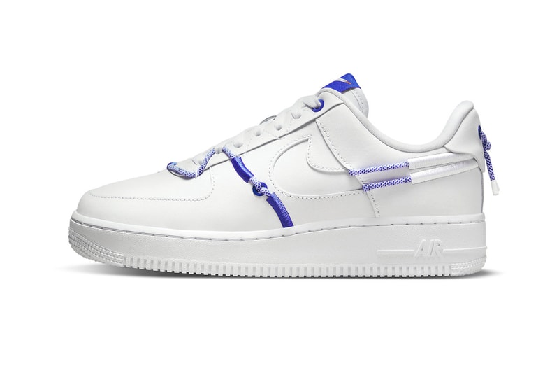 Nike Air Force 1 Low LX orange blue white Lacing details leather ny knicks cut out swooshes release info date price