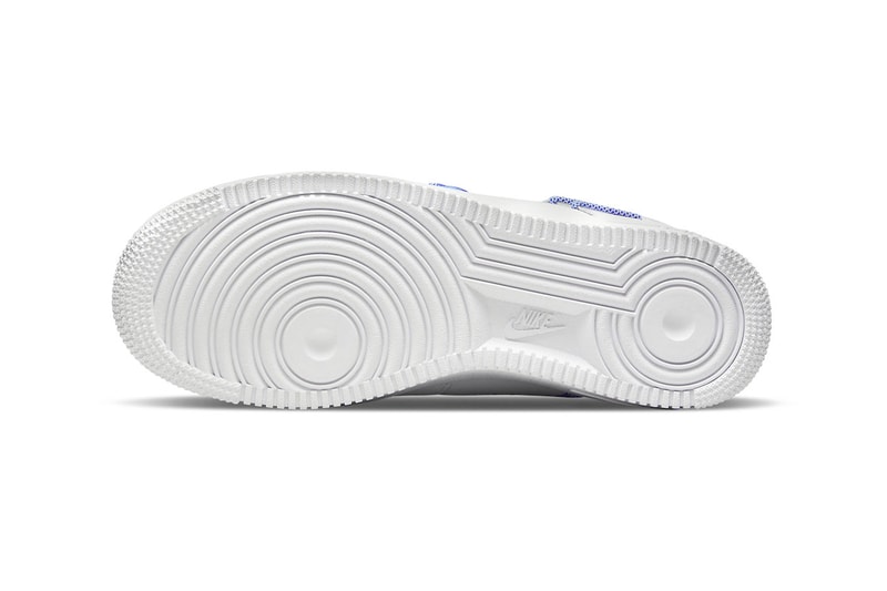 Nike Air Force 1 Low LX orange blue white Lacing details leather ny knicks cut out swooshes release info date price