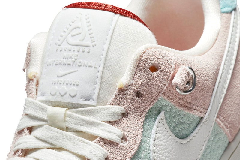 Nike Air Force 1 Low “Shapeless, Formless, Limitless” DQ5361-011 nike af1 40th anniversary pink suede green transluscent outsole 