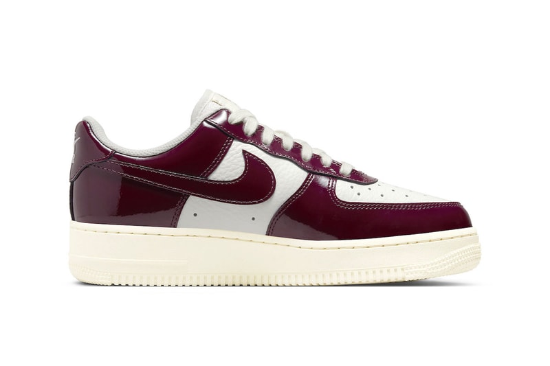 Nike Air Force 1 Low Ancient Rome Release Info dq8583 100 roman empire bust gold figurehead burgundy patent leather white yellowed aged sole unit release date info price