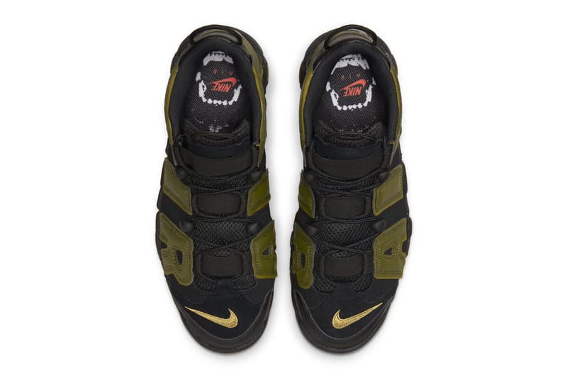 nike air uptempo army green