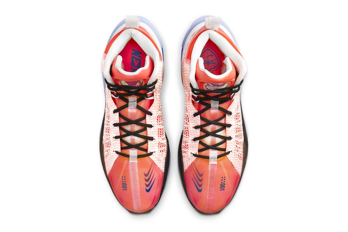 Nike Introduces the Air Zoom GT Jump China Basketball Shoe greater than stacked zoom air system zoom air strobel pebax jump frame jumpwire woven upper chinese characters dragonfly release info
