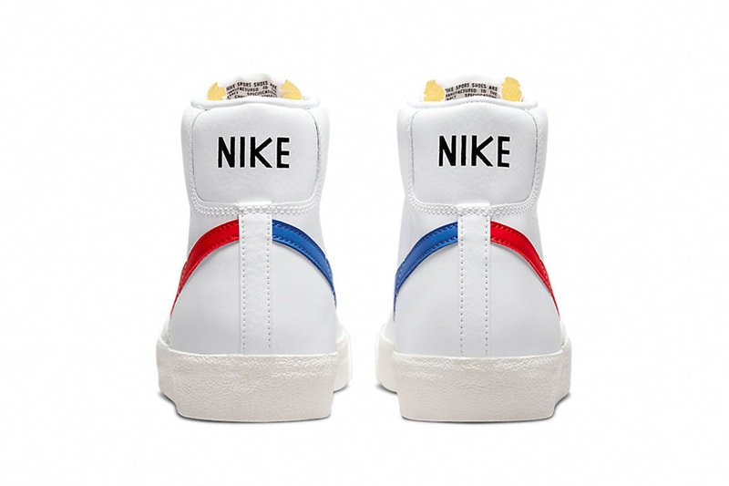 Nike Blazer Mid 77 Alternating Checks bq6806 117 Red Blue Release Info Buy Price