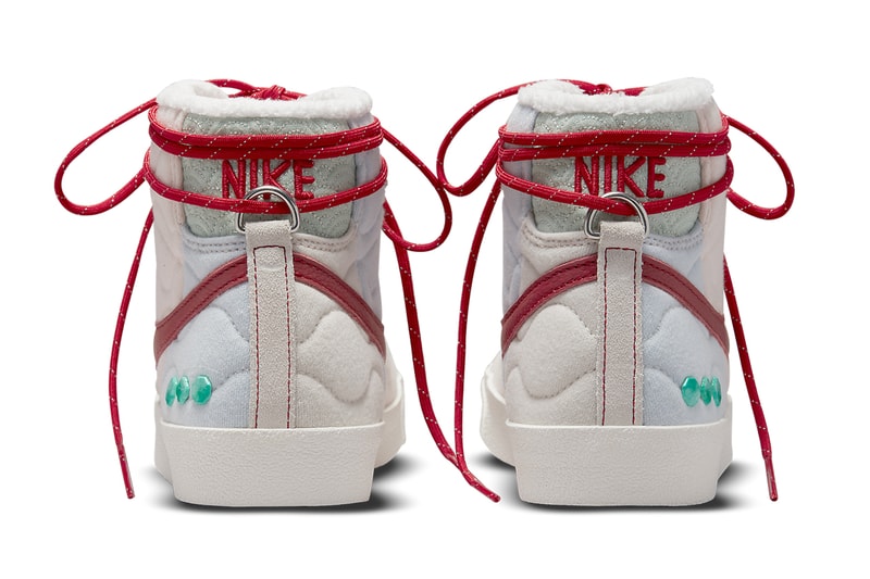 nike blazer mid chinese new year DQ5360 181 white red quilted uppers jade release date info store list buying guide photos price 