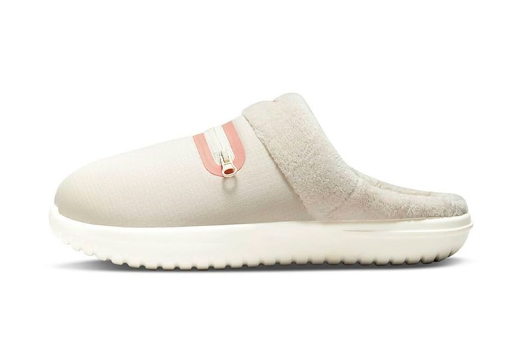 Nike Elevates the Coziness With a New Ivory Colorway for Its Fleecy Burrow Slippers