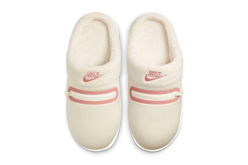 Nike Elevates the Coziness With a New Ivory Colorway for Its Fleecy Burrow Slippers marshmallow soft indoor outdoor mules winter