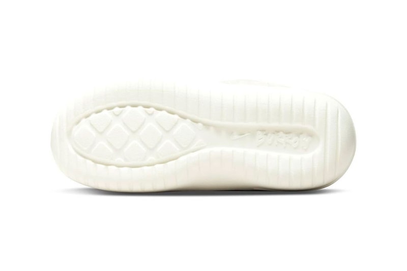 Nike Elevates the Coziness With a New Ivory Colorway for Its Fleecy Burrow Slippers marshmallow soft indoor outdoor mules winter