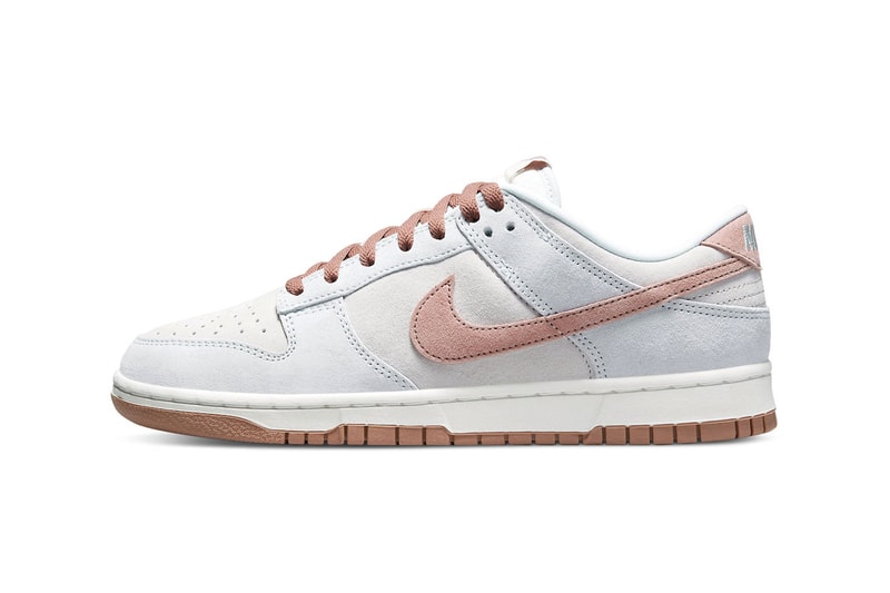 Nike dunk high low fossil rose DH7577 001 pink white gum brown light blue release info