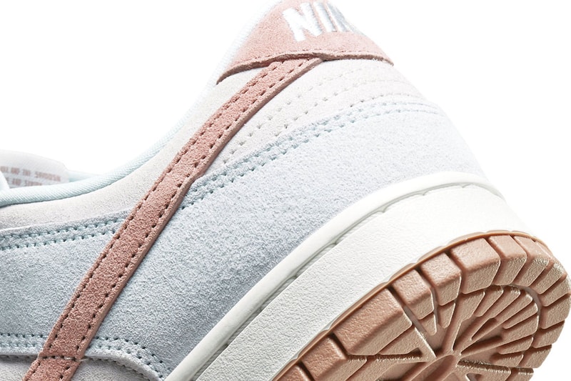 Nike dunk high low fossil rose DH7577 001 pink white gum brown light blue release info