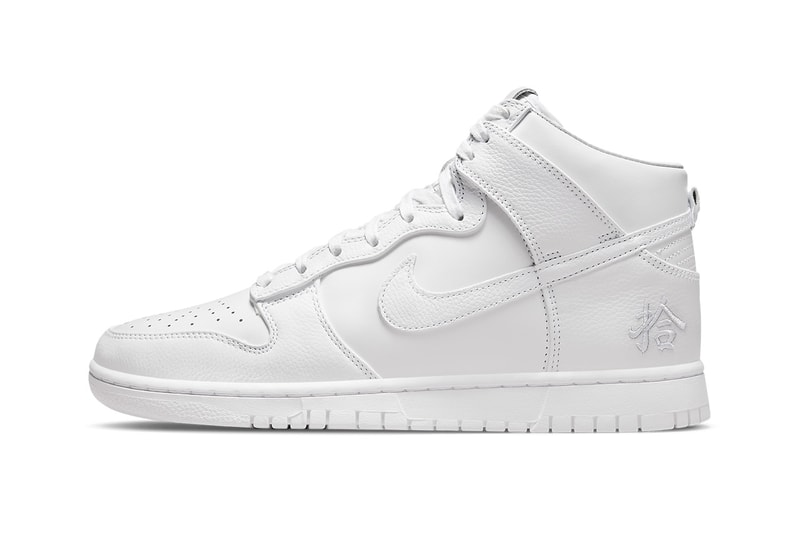 nike dunk high white  DO2321 111 release date info store list buying guide photos price woven tongues chinese characters star perforations