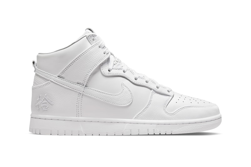 nike dunk high white  DO2321 111 release date info store list buying guide photos price woven tongues chinese characters star perforations