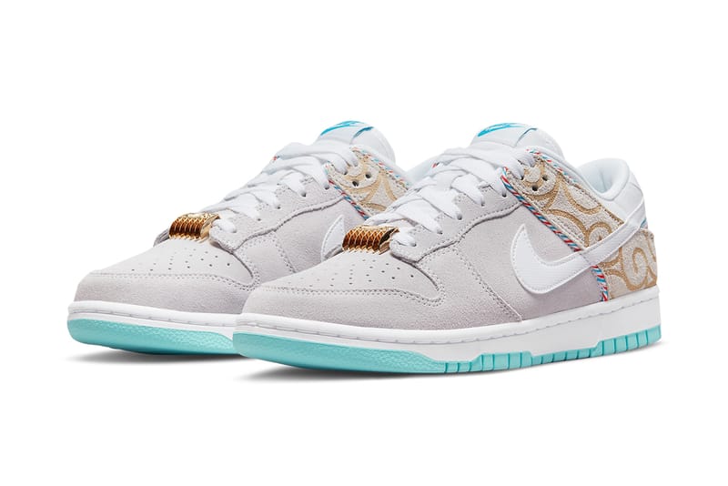 Official Look at the Nike Dunk Low "Barber Shop" in White