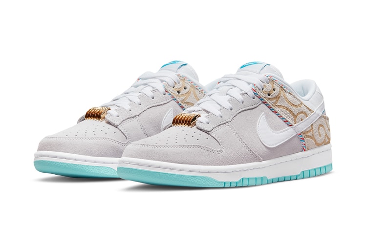 Official Look at the Nike Dunk Low "Barber Shop" in White