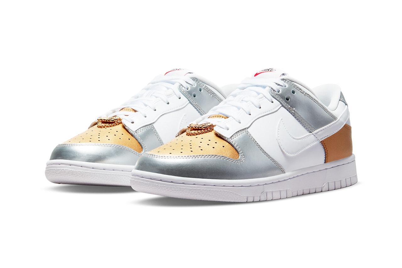 nike dunk low gold silver DH4403 700 release date info store list buying guide photos price 