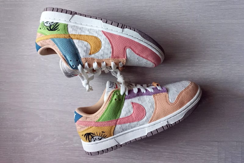 colorful dunks