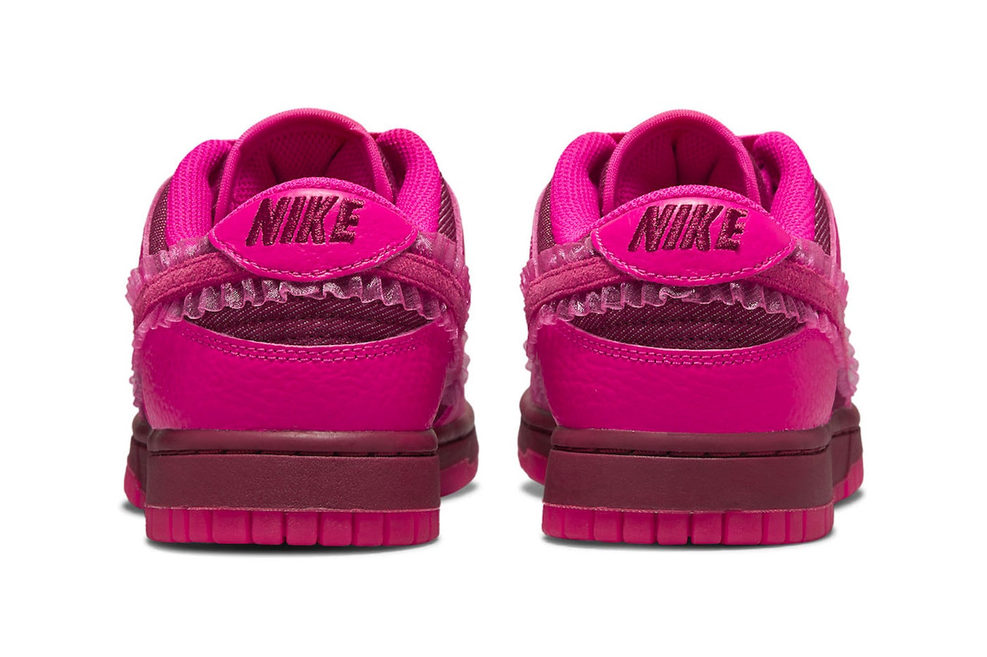 Nike Dunk Low Gets a "Valentine's Day" Treatment DQ9324-600 february team red pink prime love roses special edition