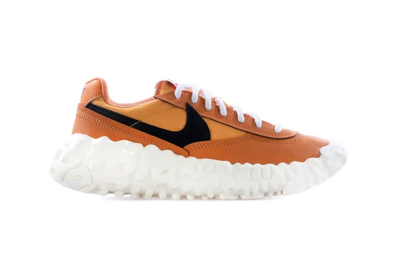 Nike OverBreak SP Releases in a Hot Curry Sail DC8240 800 Colorway ISPA Overeact burnt orange mesh leather release info date price 