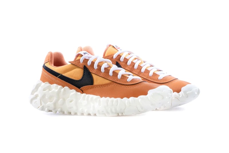 Nike OverBreak SP Releases in a Hot Curry Sail DC8240 800 Colorway ISPA Overeact burnt orange mesh leather release info date price 