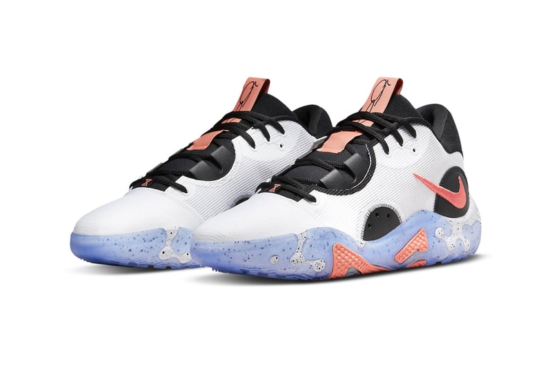 Nike PG 6 White/Black/Bright Crimson DC1974-100 Release 2022 Paul George
