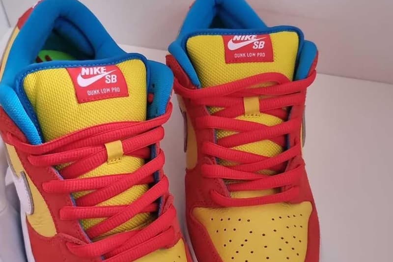 nike sb dunk low bart simpson release date info store list buying guide photos price