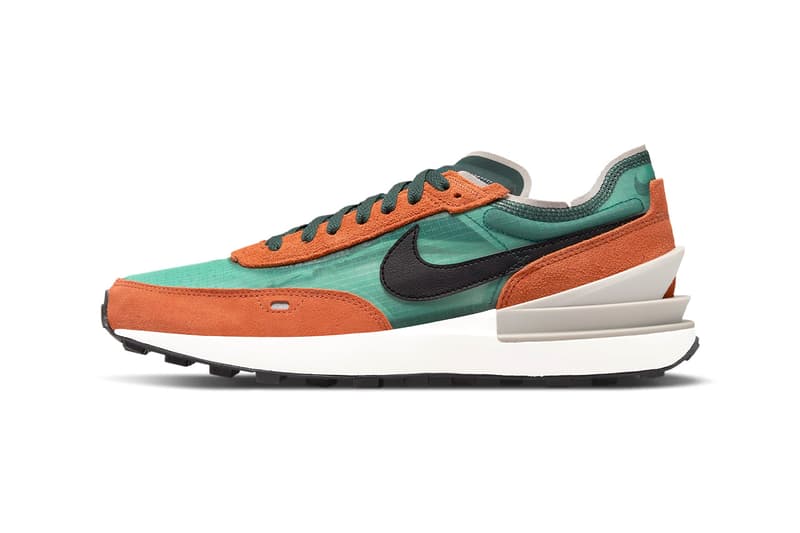 Nike Waffle One SE DD8014-300 Release Date Info green orange rust green