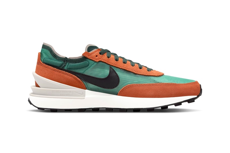 Nike Waffle One SE DD8014-300 Release Date Info green orange rust green