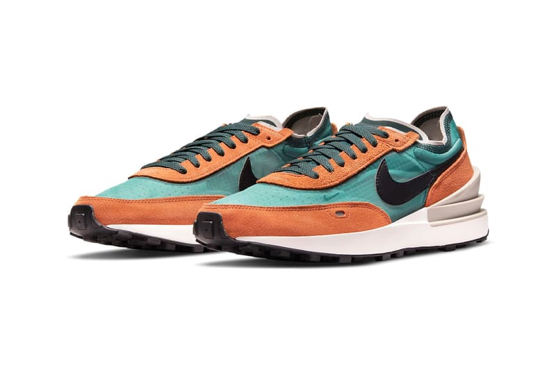 Nike Waffle One SE DD8014-300 Release Date Info green orange rust green