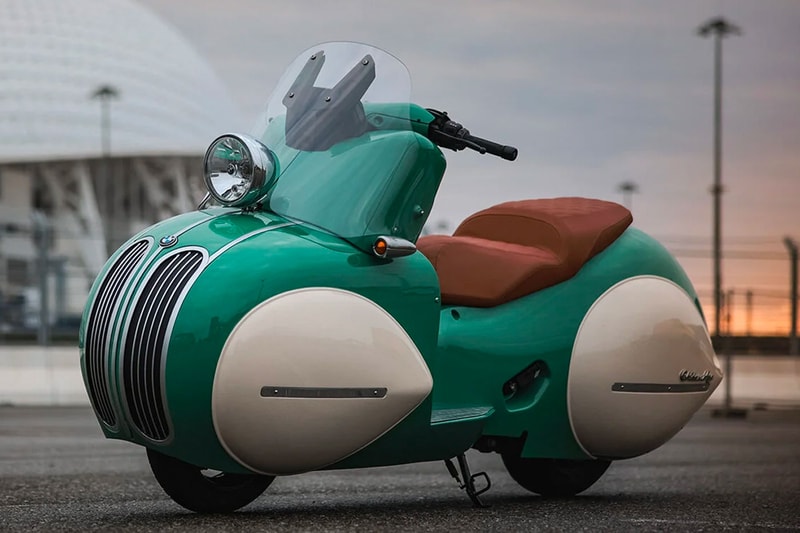 nmoto bmw c400x art deco streamliner 1936 henderson courtney scooter body kit diamond stitch flexcase boba fett  golden age release info