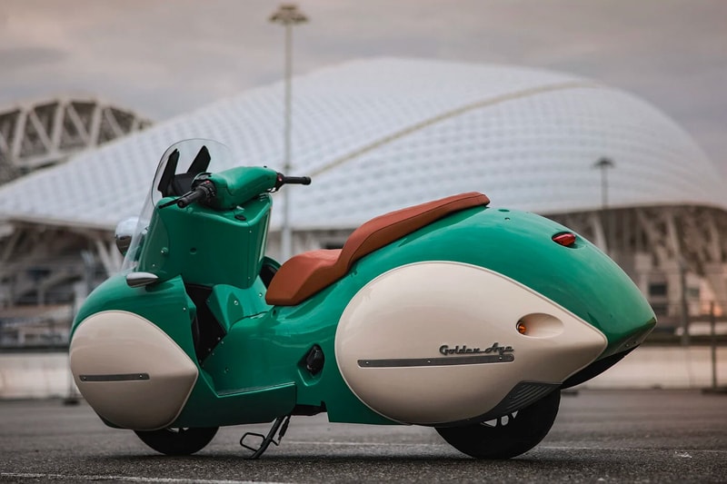 nmoto bmw c400x art deco streamliner 1936 henderson courtney scooter body kit diamond stitch flexcase boba fett  golden age release info