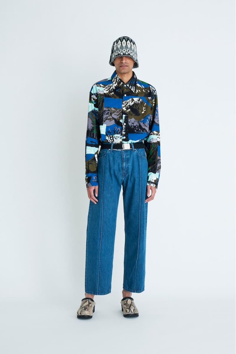 NOMA t.d. FW22 Embodies Surrounding Landscapes With Filled With Nature Inspired Patterns  NOMA t.d. fall winter 2022 lookbook