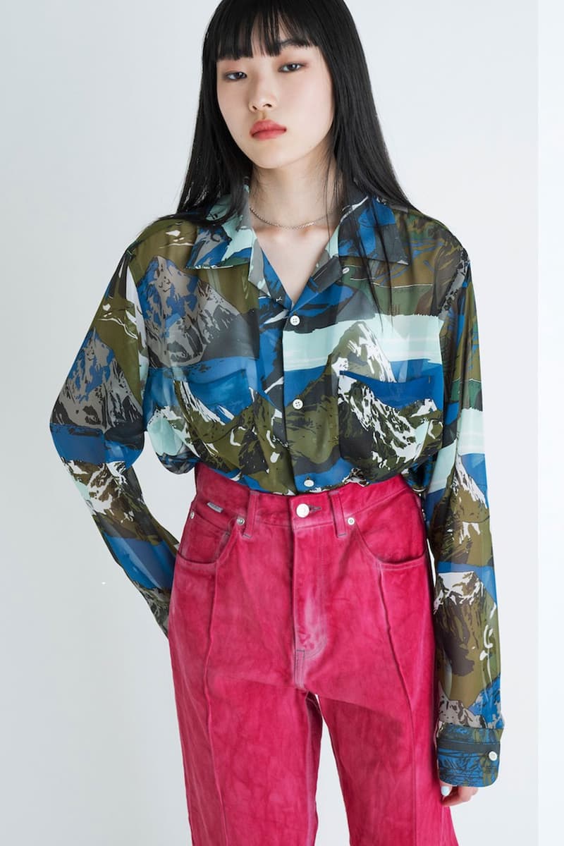 NOMA t.d. FW22 Embodies Surrounding Landscapes With Filled With Nature Inspired Patterns  NOMA t.d. fall winter 2022 lookbook