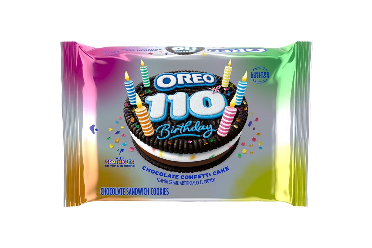 OREO Chocolate Confetti Cake Cookie 110 Birthday Edition Launch 2022