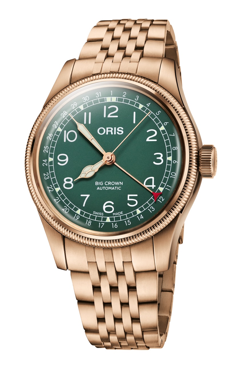 Oris Introduces New Big Crown Timepiece in Bronze Updated Classic Watch