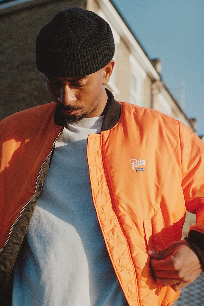 patta alpha industries ma-1 flight bomber jacket london amsterdam milan release details