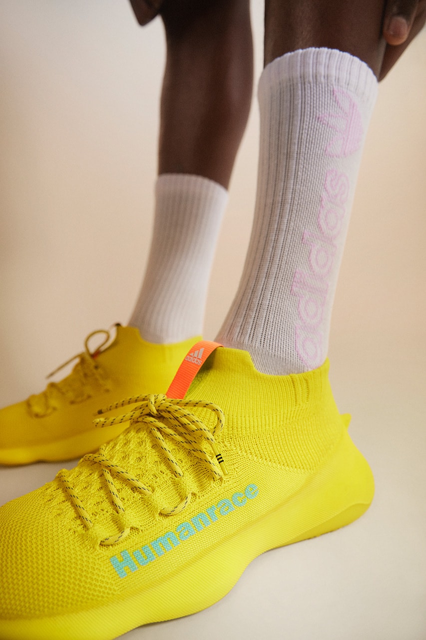 pharrell adidas humanrace sichona shock yellow GW4881 release date info store list buying guide photos price 