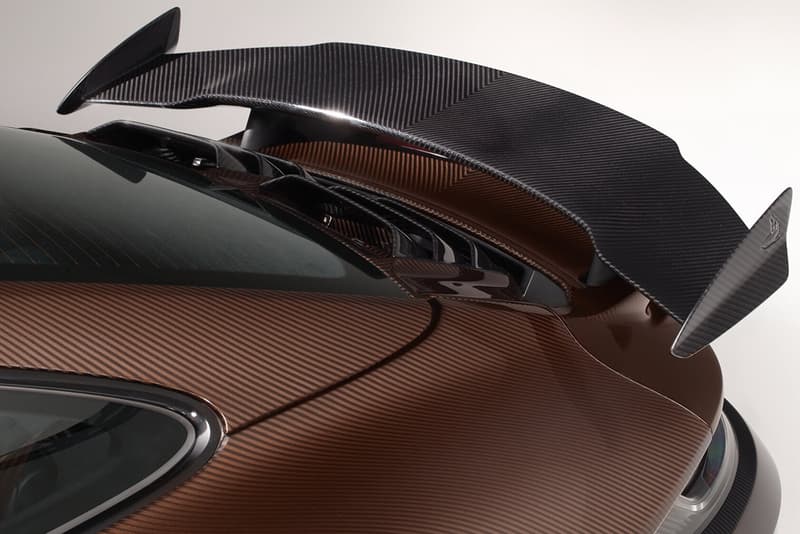 Porsche 911 Turbo S 992-Gen Brown Carbon Fiber Conversion TopCar 992 Stinger GTR Carbon Edition Custom Tuning Bodykit German Supercar